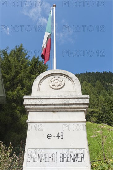 State border at the Brenner Pass