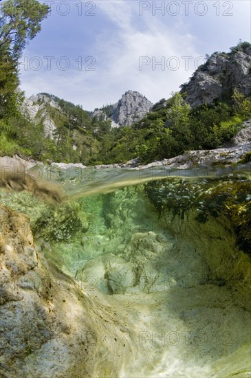 Otscherbach stream in Otschergraben gorge