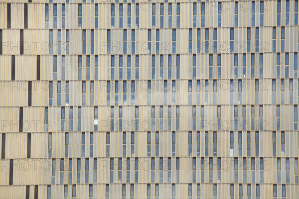 Facade at the office tower of the European Court of Justice