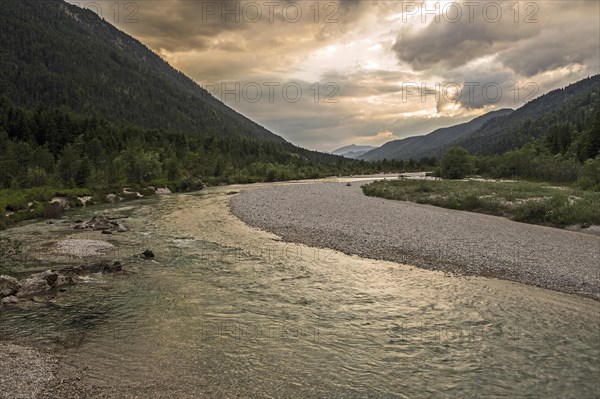 Isar at Vorderriss