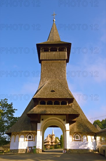 Wooden church of the Orthodox monastery of Barsana