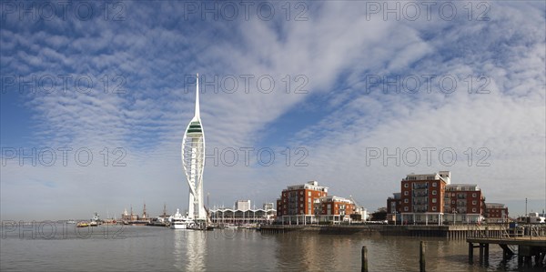 Panorama of Portsmouth Harbour from the Point