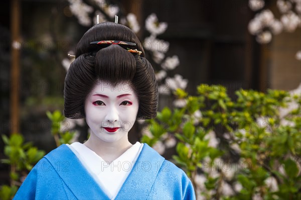 Geisha in the Geisha quarter Gion