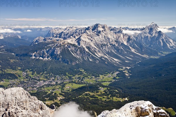 View from the top of Tofana di Roze