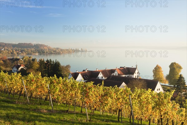 Schloss Maurach priory and the bay of Seefeld