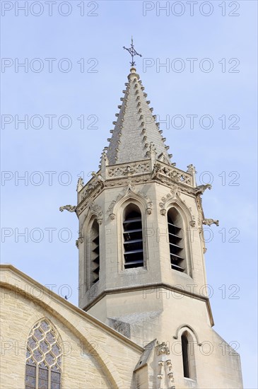 Spire of the Cathedral of Saint-Siffrein or Carpentras Cathedral