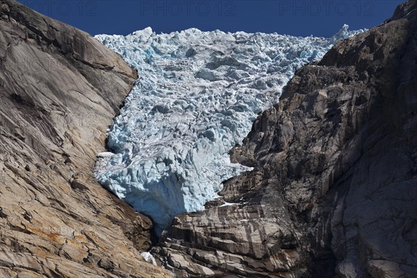 Briksdalsbreen Glacier tongue of the Jostedalsbreen Glacier