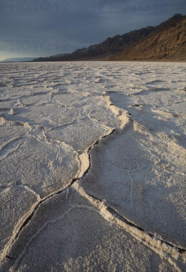 Salt crusts at the Badwater Basin