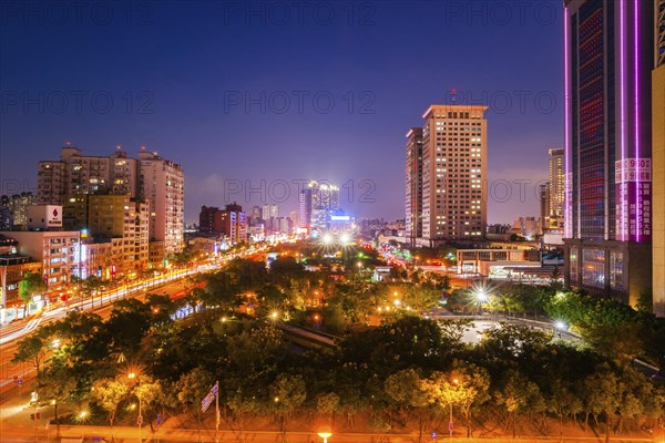 City view at night