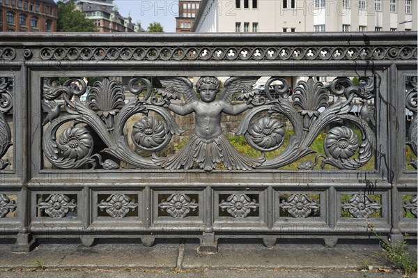 Cast-iron railing