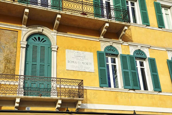 House with a commemorative plaque