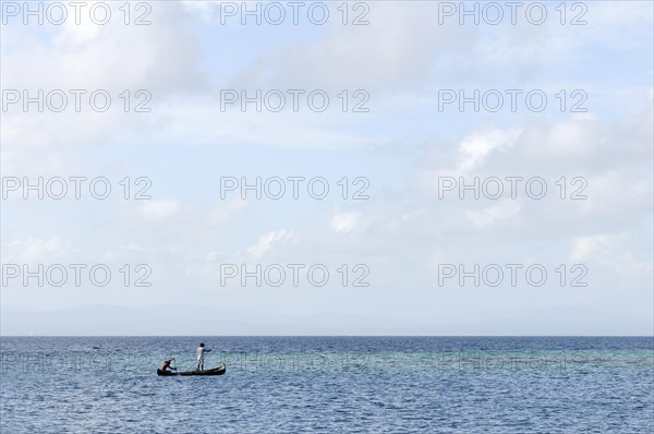 Fishermen in a pirogue