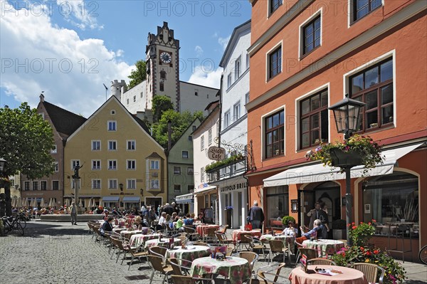 Cafes in the pedestrian zone