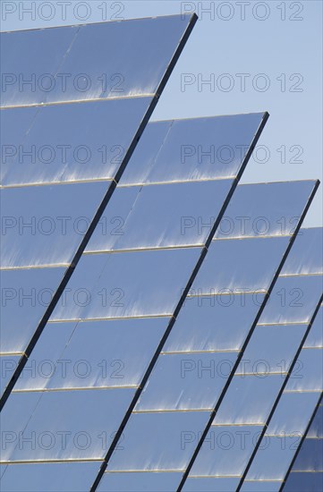 Rows of solar panels