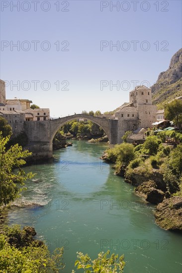 The new Old Bridge over the Neretva River