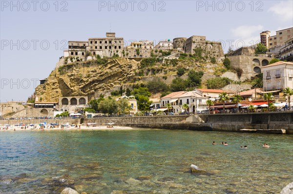 Townscape with Castello Aragonese di Pizzo Calabro