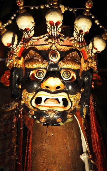 Mask for the traditional Tsam dance in the Erdene Zuu Monastery
