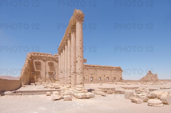 Temple of Bel in the ancient city of Palmyra