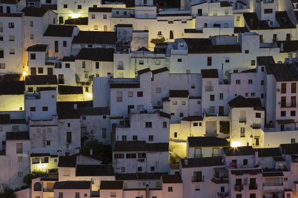 The White Town of Casares clings to a steep hillside