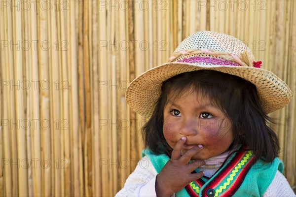 Young girl of the Uro Indians