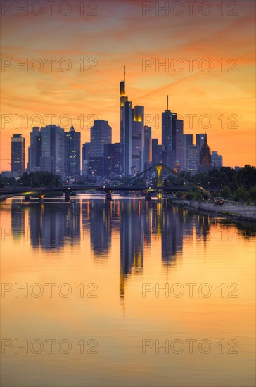 Skyline at dusk