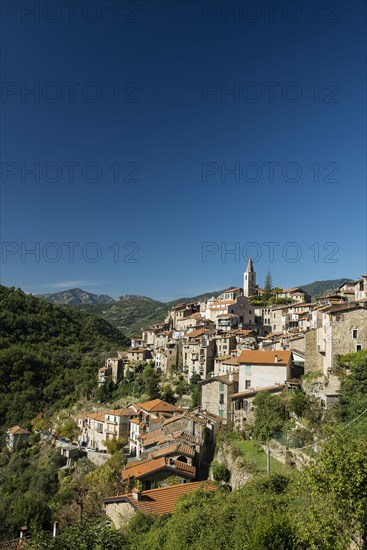 Medieval village in the mountains