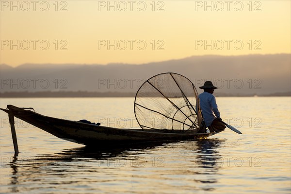 Fisherman in the evening light