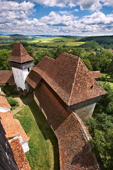 Szekely medieval fortified church of Viscri