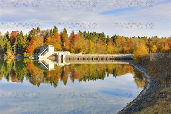 Dam am Forggensee at Rosshaupten