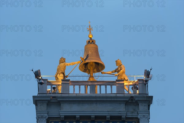 Bell on the Torre dell'Orologio in St. Mark's Square