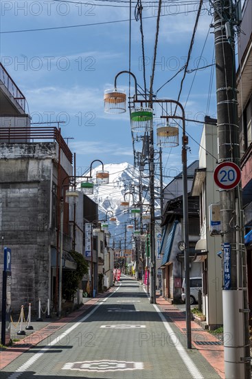 Street scene in a residential area