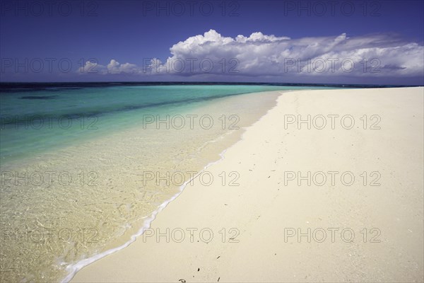 Secluded sandy beach