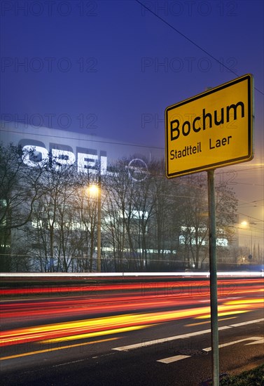 Bochum town sign