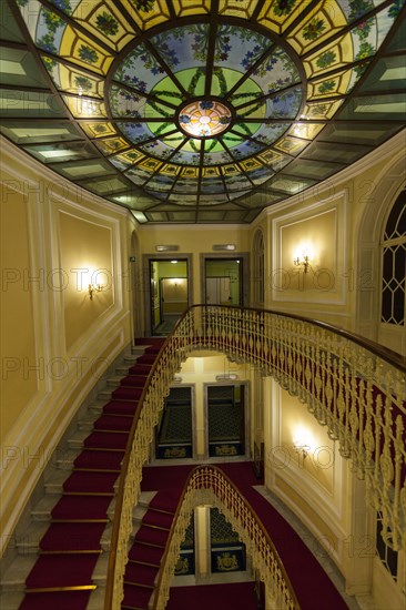 Old staircase in a historic building