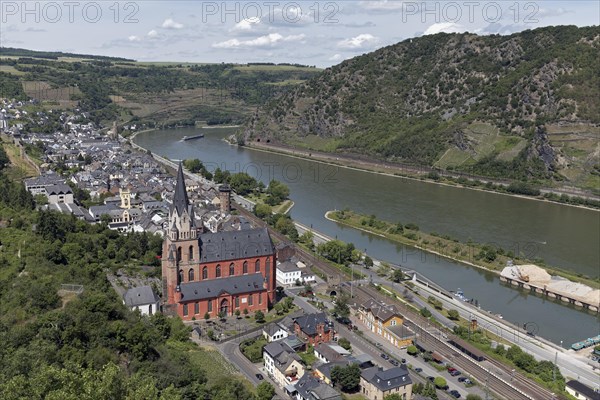 View of Oberwesel with Church of Our Lady