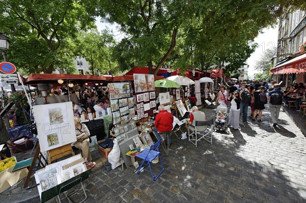 Painters at the Place du Tertre