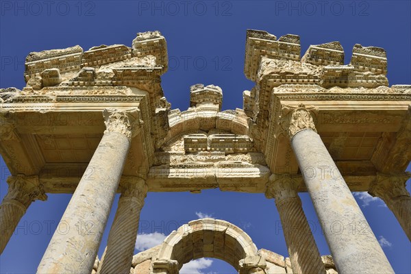 Antique tetrapylon at the archaelogical site of Aphrodisias