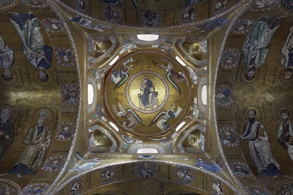 Dome with Byzantine mosaics