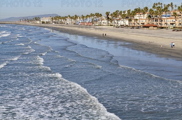 Beach with holiday homes