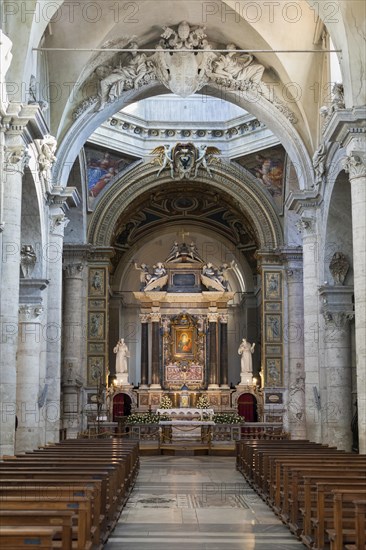 Apse designed by Bramante