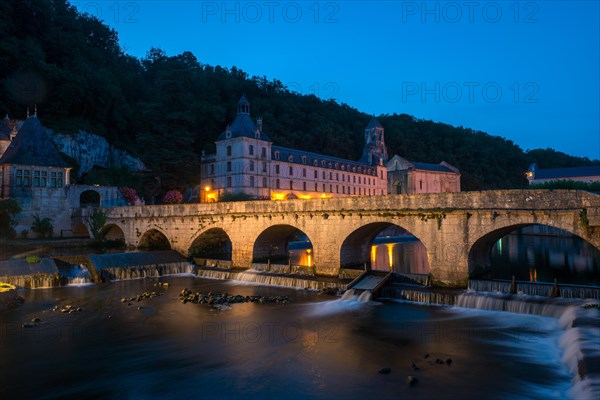 Abbey of Saint Pierre and Pont Coude bridge