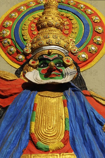 Relief of a Kathakali dancer