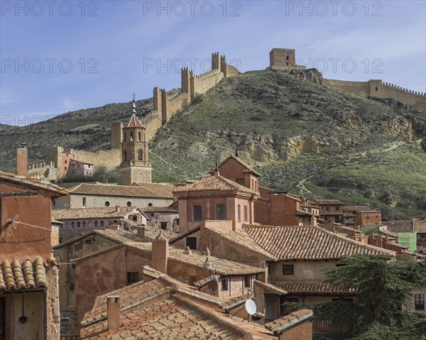 Historic centre with a part of the city walls of Albarracin