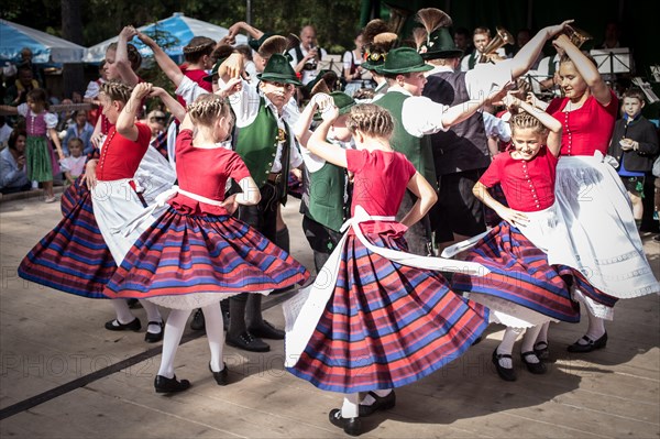 Forest festival of FC Real Kreuth at Leonhardstoana Hof