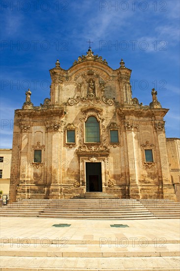 The baroque facade of the Church and Convent of St Francis of Assisi