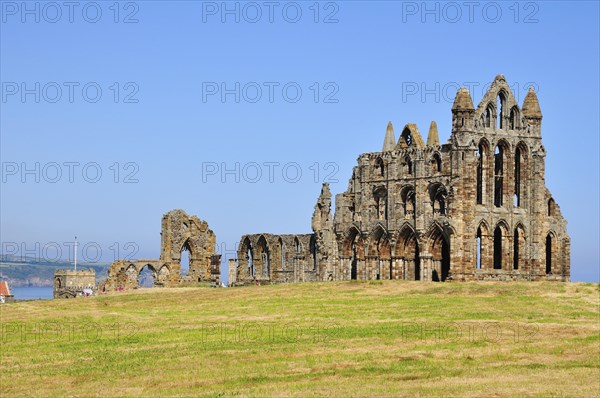 The ruins of Whitby Abbey that inspired Bram Stoker to his masterpiece 'Dracula'