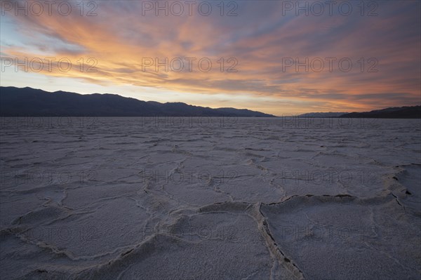 Salt crusts at the Badwater Basin