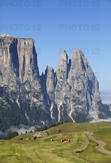 Schlern Massif or Sciliar Massif