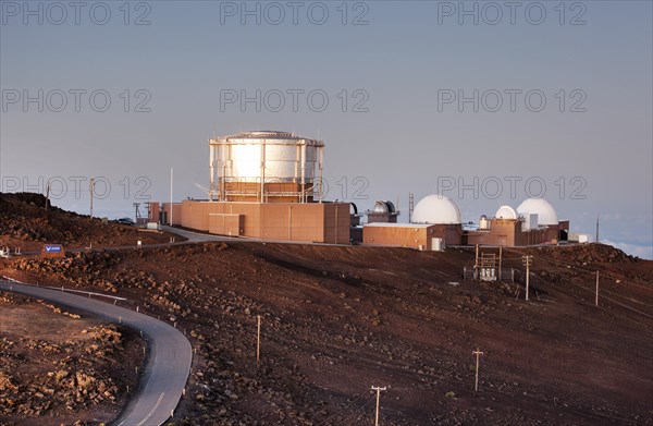 Observatory on the summit of the Haleakala volcano