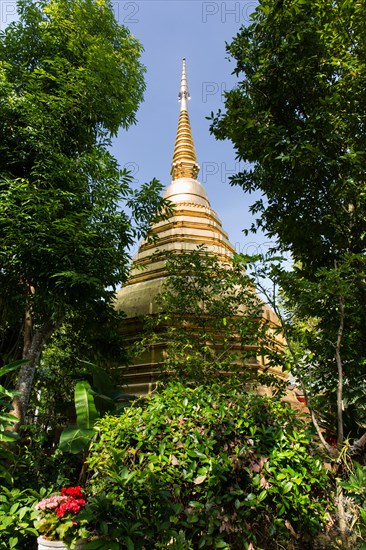 Golden Stupa in the temple precinct of Wat Phra Kaeo